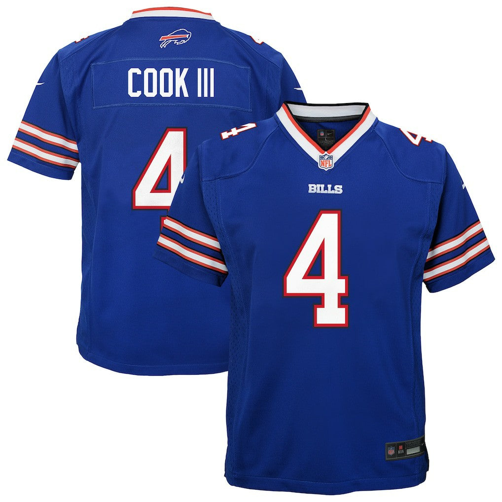 James Cook III Buffalo Bills Youth Game Jersey Royal | Nike for Sale