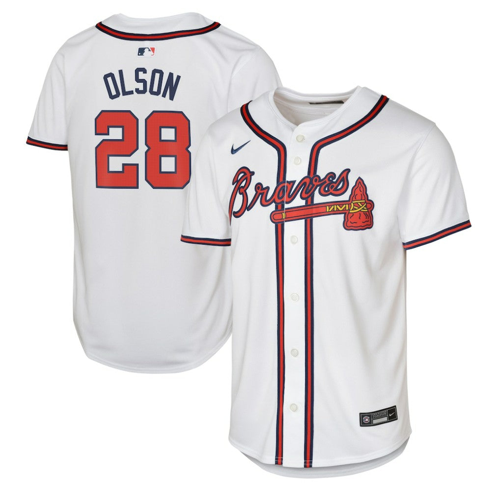 Matt Olson Atlanta Braves Nike Youth Home Limited Player Jersey - MLB
