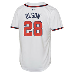 Matt Olson Atlanta Braves Nike Youth Home Limited Player Jersey - MLB