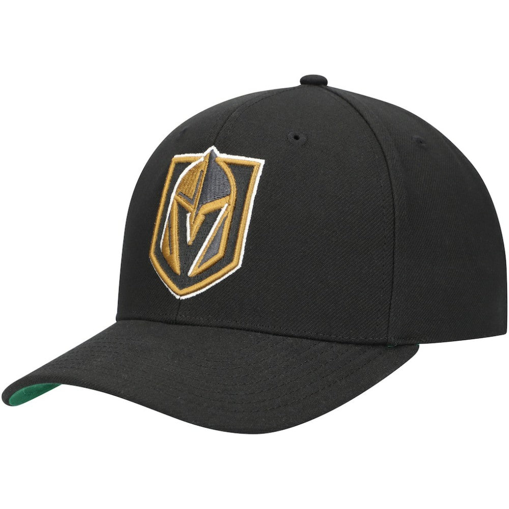 Vegas Golden Knights Mitchell & Ness Team Ground Pro Adjustable Hat - Black - NHL