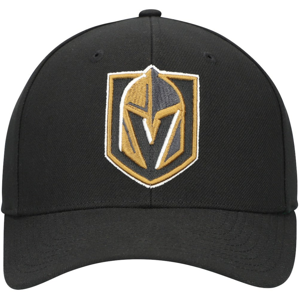 Vegas Golden Knights Mitchell & Ness Team Ground Pro Adjustable Hat - Black - NHL