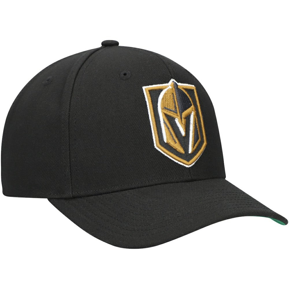 Vegas Golden Knights Mitchell & Ness Team Ground Pro Adjustable Hat - Black - NHL