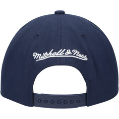 Seattle Kraken Mitchell & Ness Team Ground Pro Adjustable Hat - Deep Sea Blue - NHL