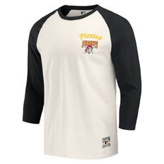 Pittsburgh Pirates Darius Rucker Collection by Fanatics Cooperstown Collection Raglan 3/4-Sleeve T-Shirt - MLB
