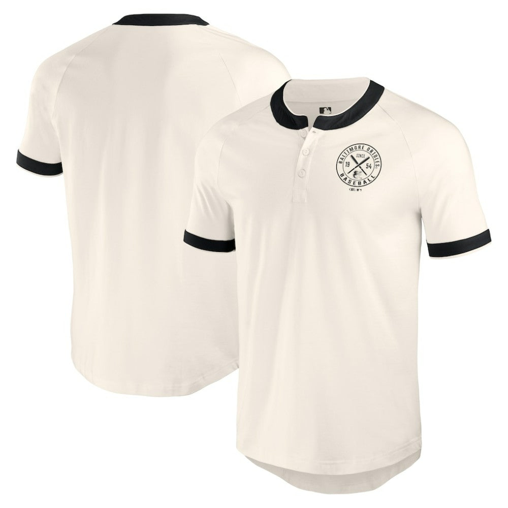 Baltimore Orioles Darius Rucker Collection by Fanatics Henley Raglan T-Shirt - MLB