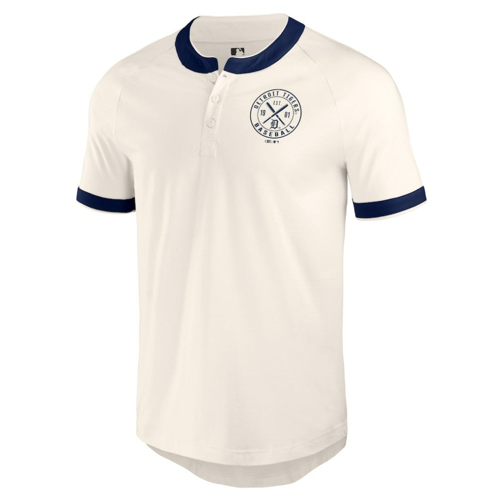 Detroit Tigers Darius Rucker Collection by Fanatics Henley Raglan T-Shirt - MLB