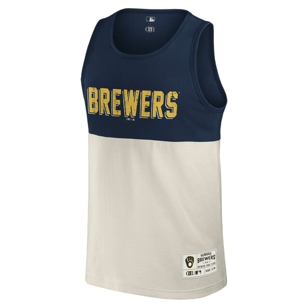 Milwaukee Brewers Darius Rucker Collection by Fanatics Colorblock Tank Top - MLB