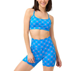 Chicago Cubs Terez Women's TLC Printed High-Waisted Bike Shorts - MLB