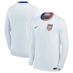 USMNT 2024 Home Replica Long Sleeve Jersey White | Nike Sale