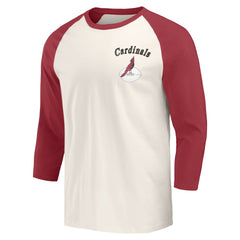 Arizona Cardinals Darius Rucker Collection Raglan 3/4 Sleeve T-Shirt Cardinal/White | Fanatics