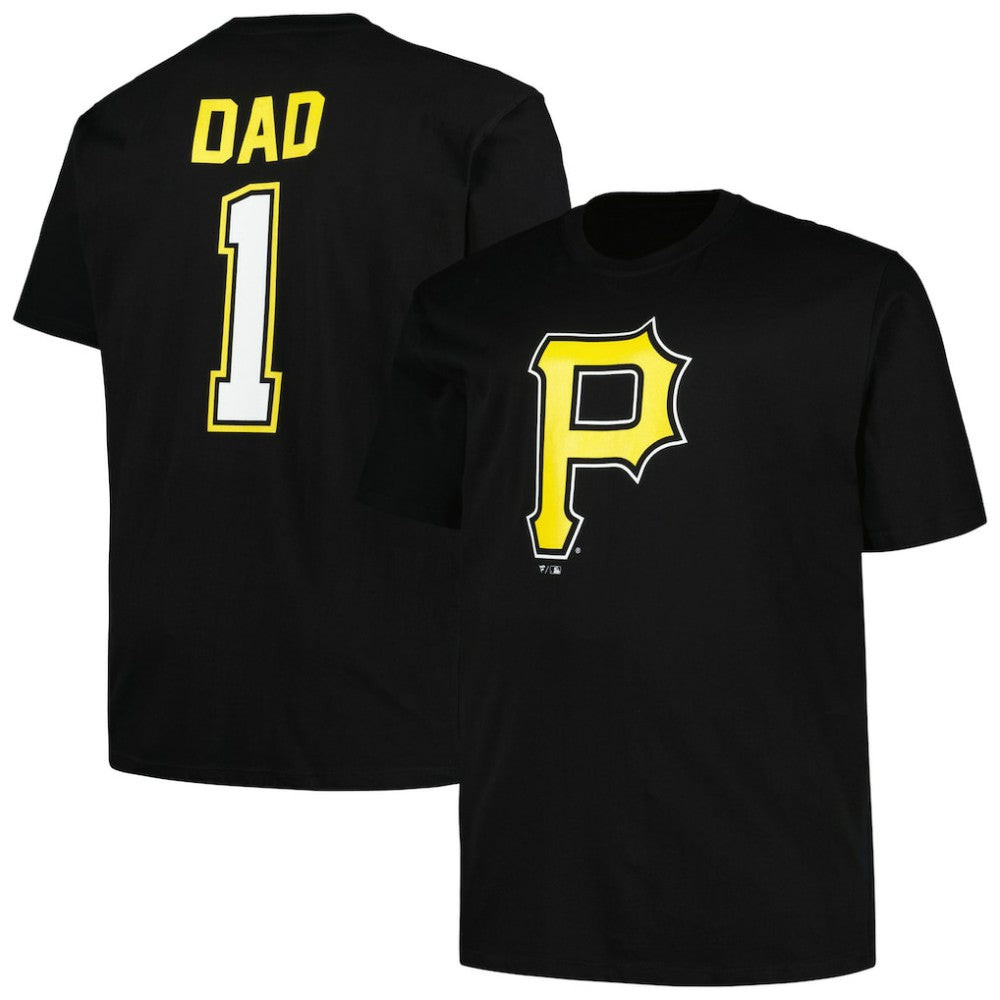 Pittsburgh Pirates Profile Big & Tall #1 Dad T-Shirt - MLB