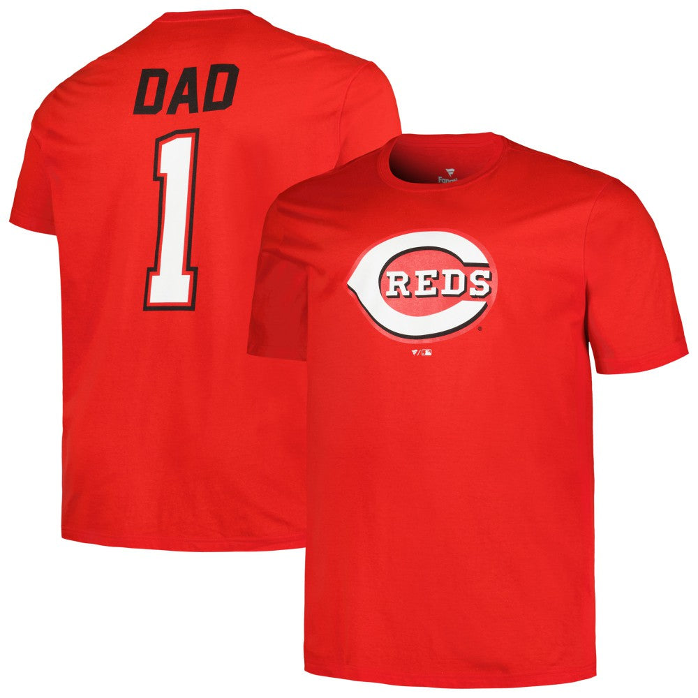 Cincinnati Reds Profile Big & Tall #1 Dad T-Shirt - MLB