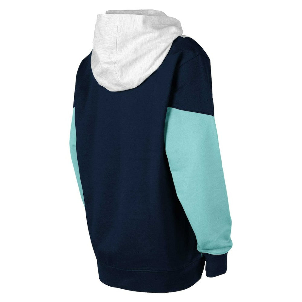 Seattle Kraken Youth Champion League Fleece Pullover Hoodie - Ash/Deep Sea Blue - NHL