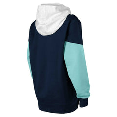 Seattle Kraken Youth Champion League Fleece Pullover Hoodie - Ash/Deep Sea Blue - NHL