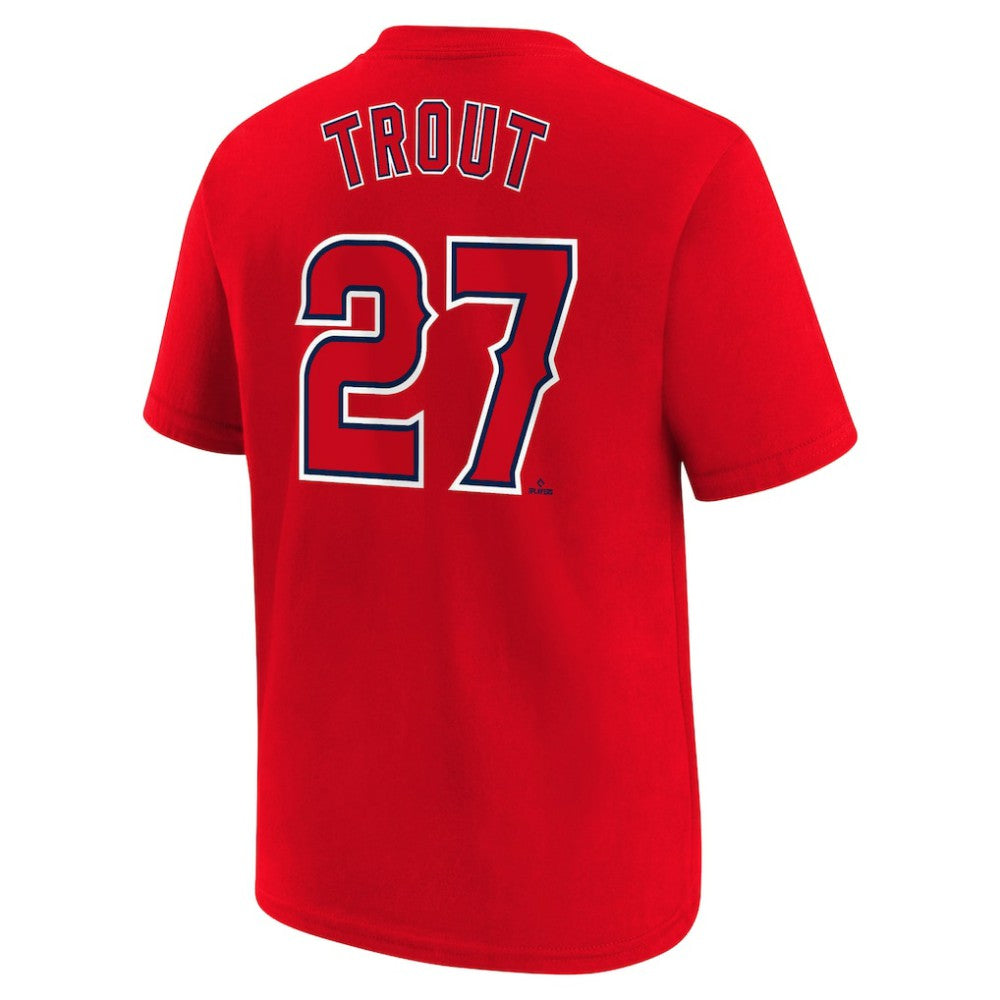 Mike Trout Los Angeles Angels Nike Youth Name & Number T-Shirt - MLB