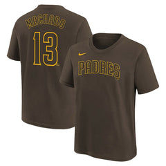 Manny Machado San Diego Padres Nike Youth Name & Number T-Shirt - MLB