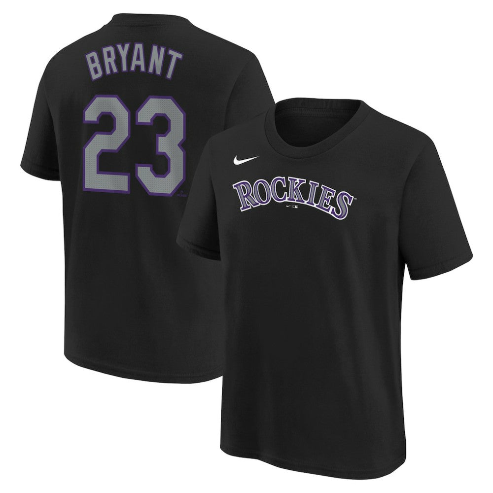 Kris Bryant Colorado Rockies Nike Youth Name & Number T-Shirt - MLB