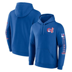 New York Rangers Fanatics Revolution Pullover Hoodie - Blue - NHL