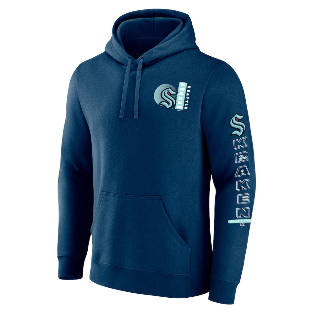 Seattle Kraken Fanatics Revolution Pullover Hoodie - Deep Sea Blue - NHL