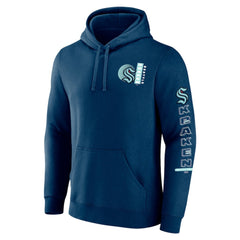 Seattle Kraken Fanatics Revolution Pullover Hoodie - Deep Sea Blue - NHL