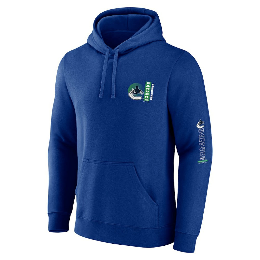 Vancouver Canucks Fanatics Revolution Pullover Hoodie - Blue - NHL