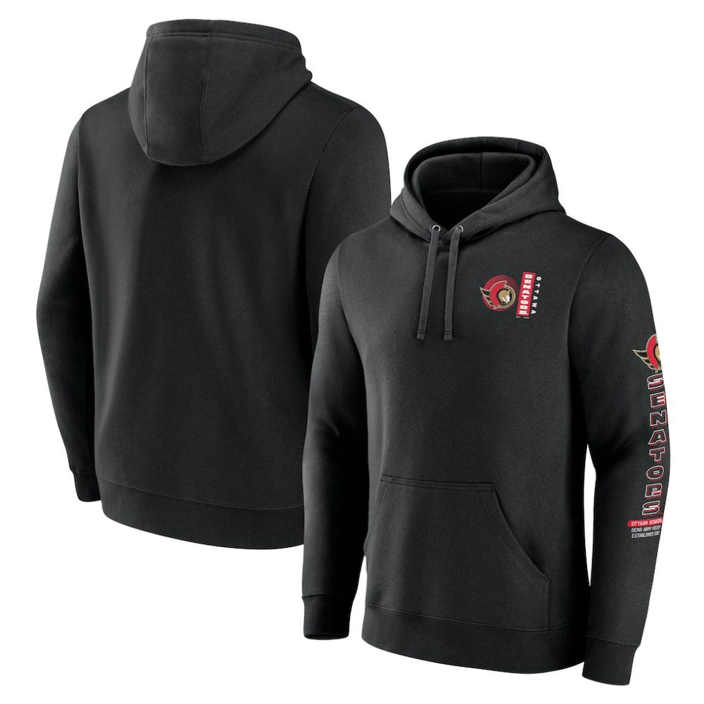 Ottawa Senators Fanatics Revolution Pullover Hoodie - Black - NHL