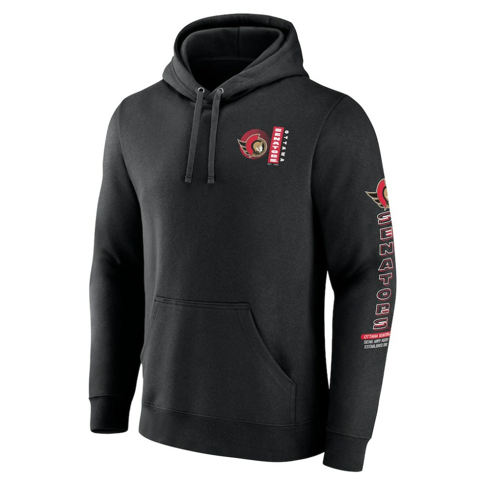 Ottawa Senators Fanatics Revolution Pullover Hoodie - Black - NHL