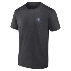 Tampa Bay Lightning Fanatics Backbone T-Shirt - Heather Charcoal - NHL