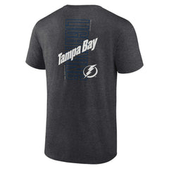 Tampa Bay Lightning Fanatics Backbone T-Shirt - Heather Charcoal - NHL