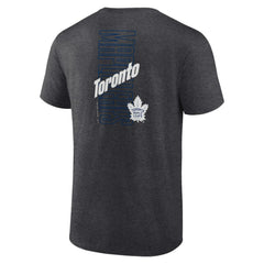 Toronto Maple Leafs Fanatics Backbone T-Shirt - Heather Charcoal - NHL