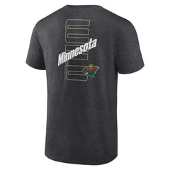 Minnesota Wild Fanatics Backbone T-Shirt - Heather Charcoal - NHL