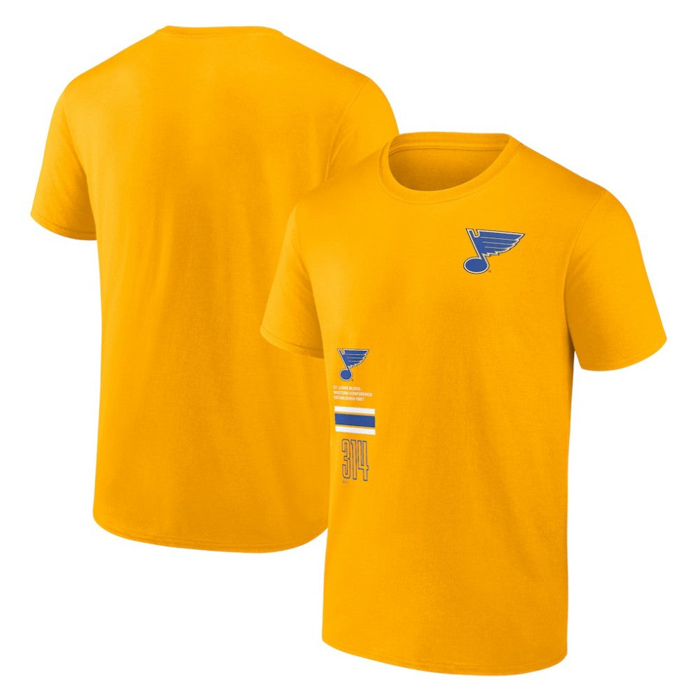 St. Louis Blues Fanatics Represent T-Shirt - Gold - NHL