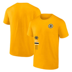 Boston Bruins Fanatics Represent T-Shirt - Gold - NHL