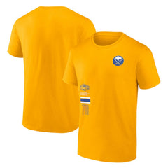 Buffalo Sabres Fanatics Represent T-Shirt - Gold - NHL