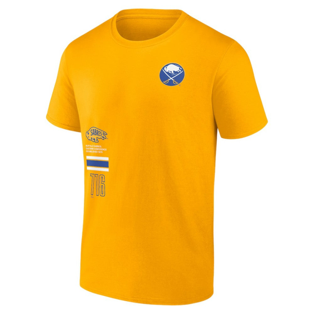 Buffalo Sabres Fanatics Represent T-Shirt - Gold - NHL