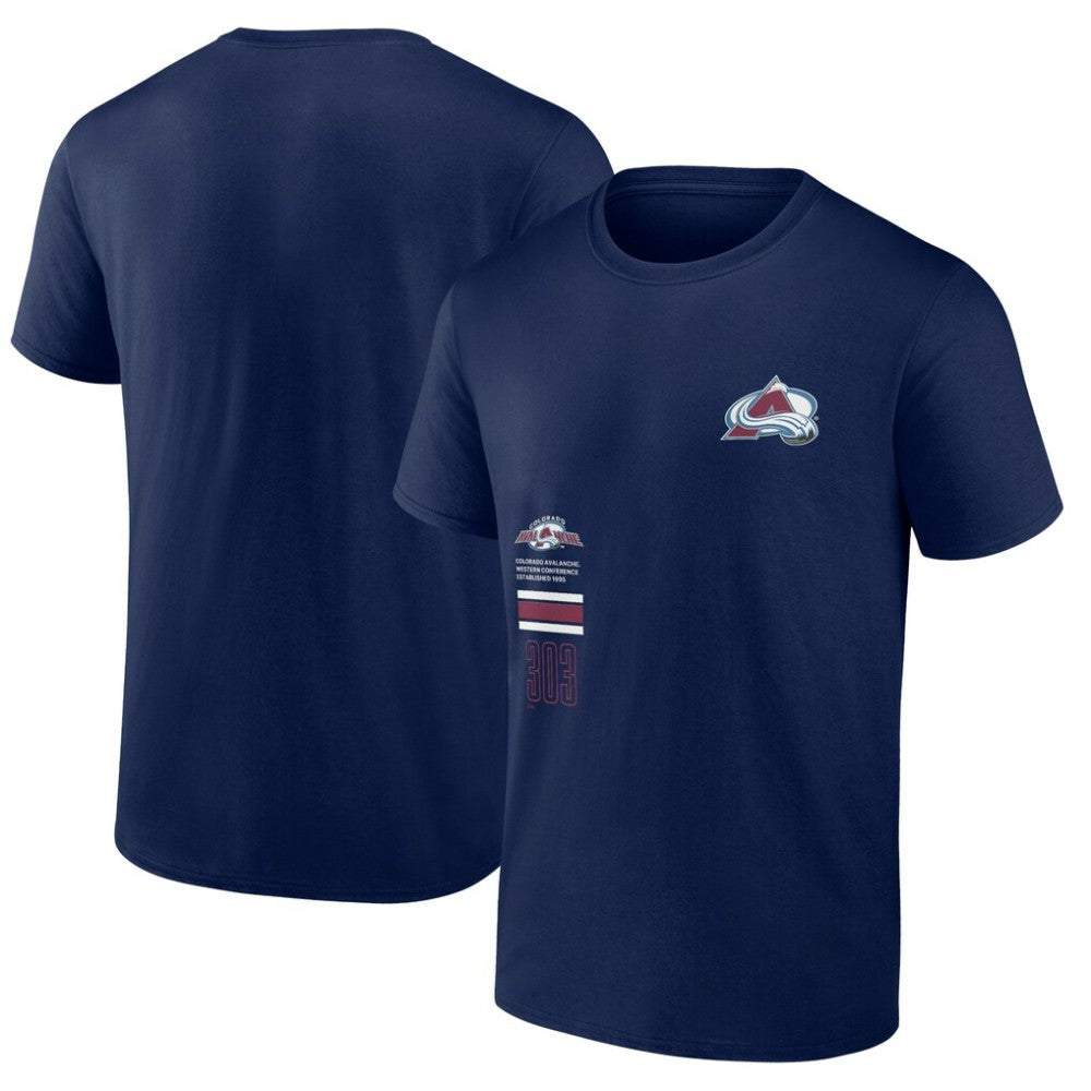 Colorado Avalanche Fanatics Represent T-Shirt - Navy - NHL