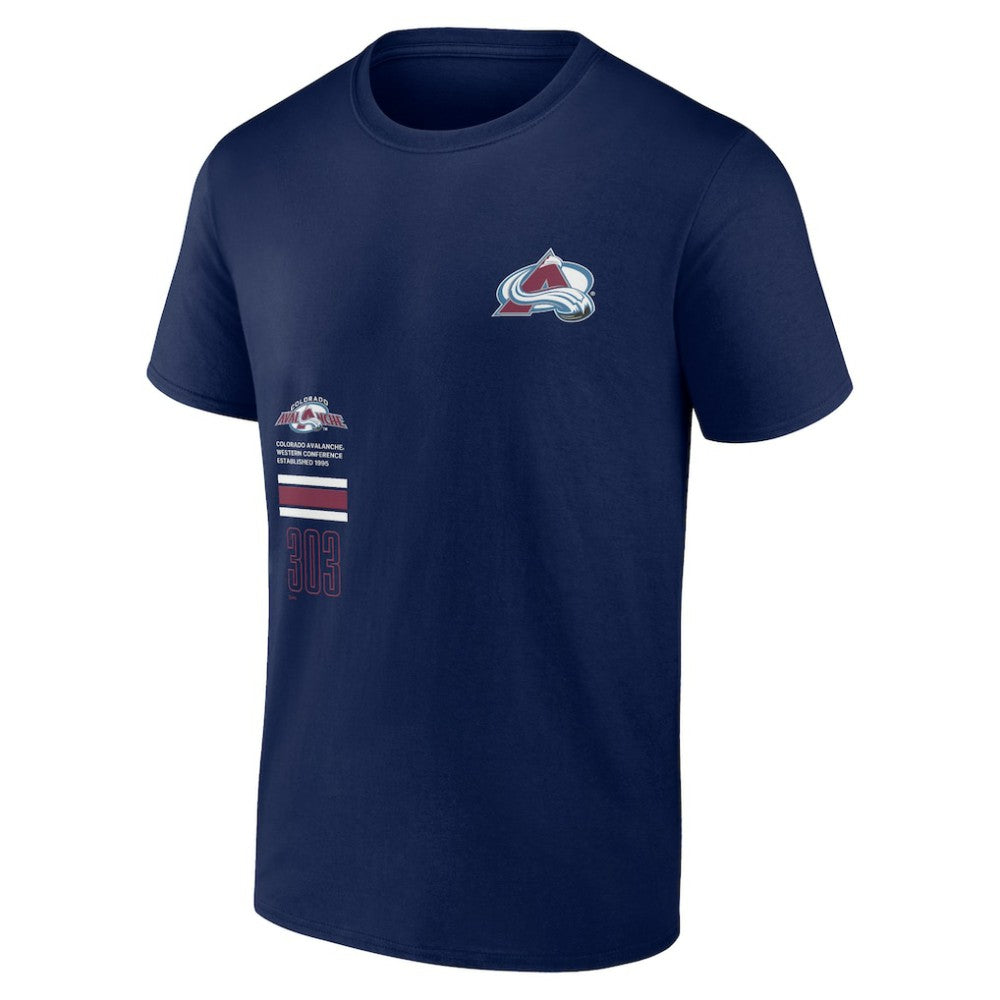 Colorado Avalanche Fanatics Represent T-Shirt - Navy - NHL