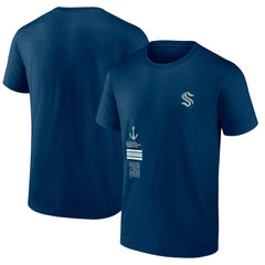 Seattle Kraken Fanatics Represent T-Shirt - Deep Sea Blue - NHL