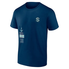 Seattle Kraken Fanatics Represent T-Shirt - Deep Sea Blue - NHL