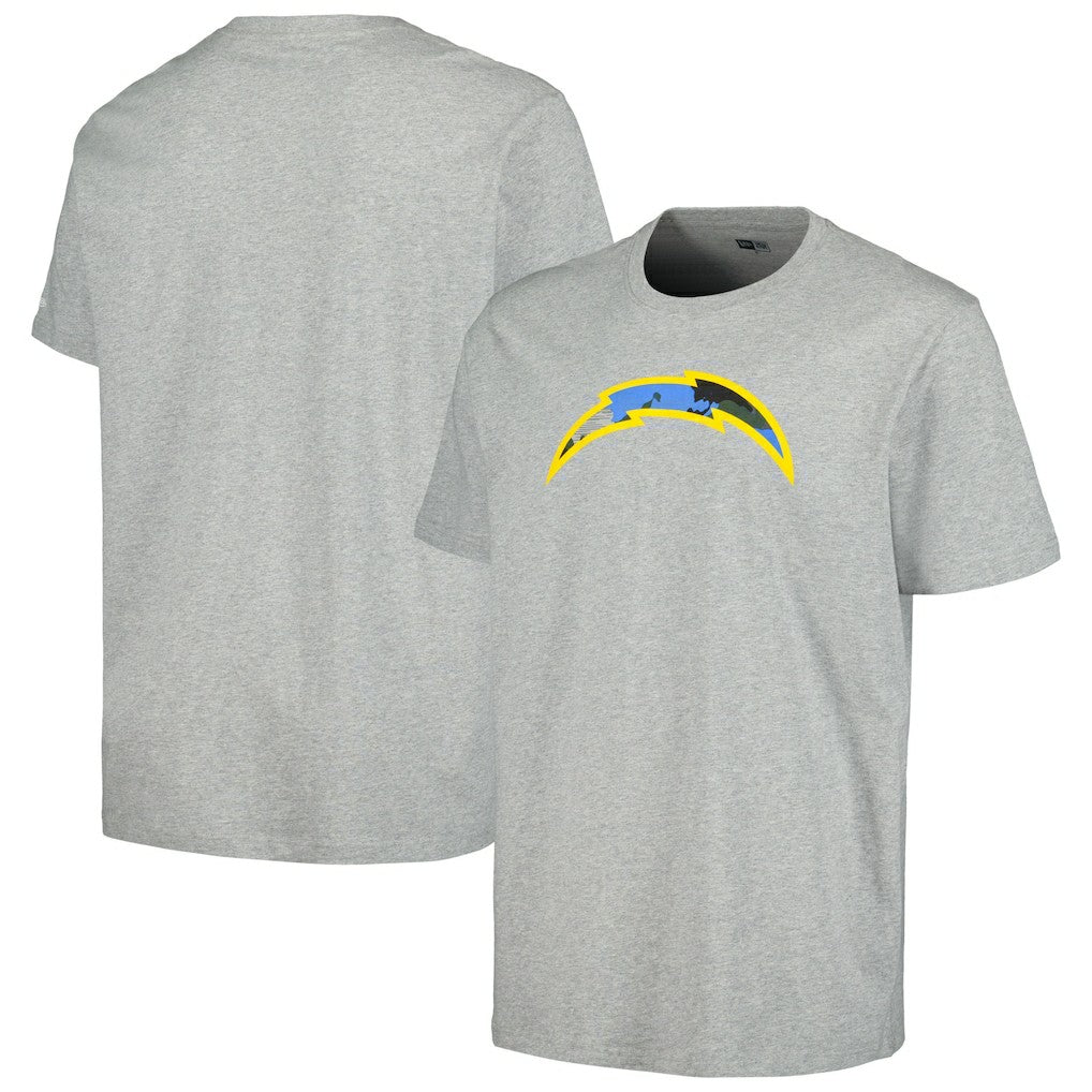 Los Angeles Chargers New Era Camo Logo T-Shirt Gray | NFL