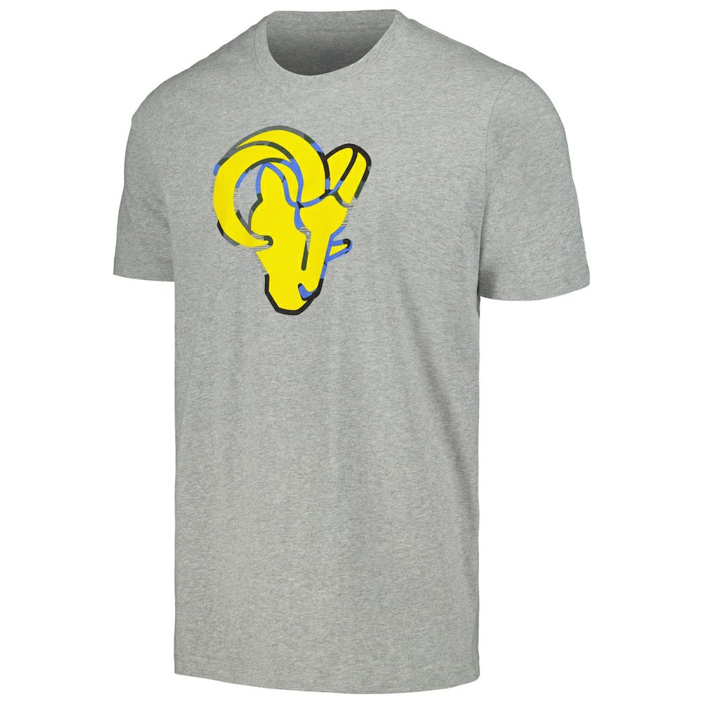 Los Angeles Rams New Era Camo Logo T-Shirt Gray | NFL