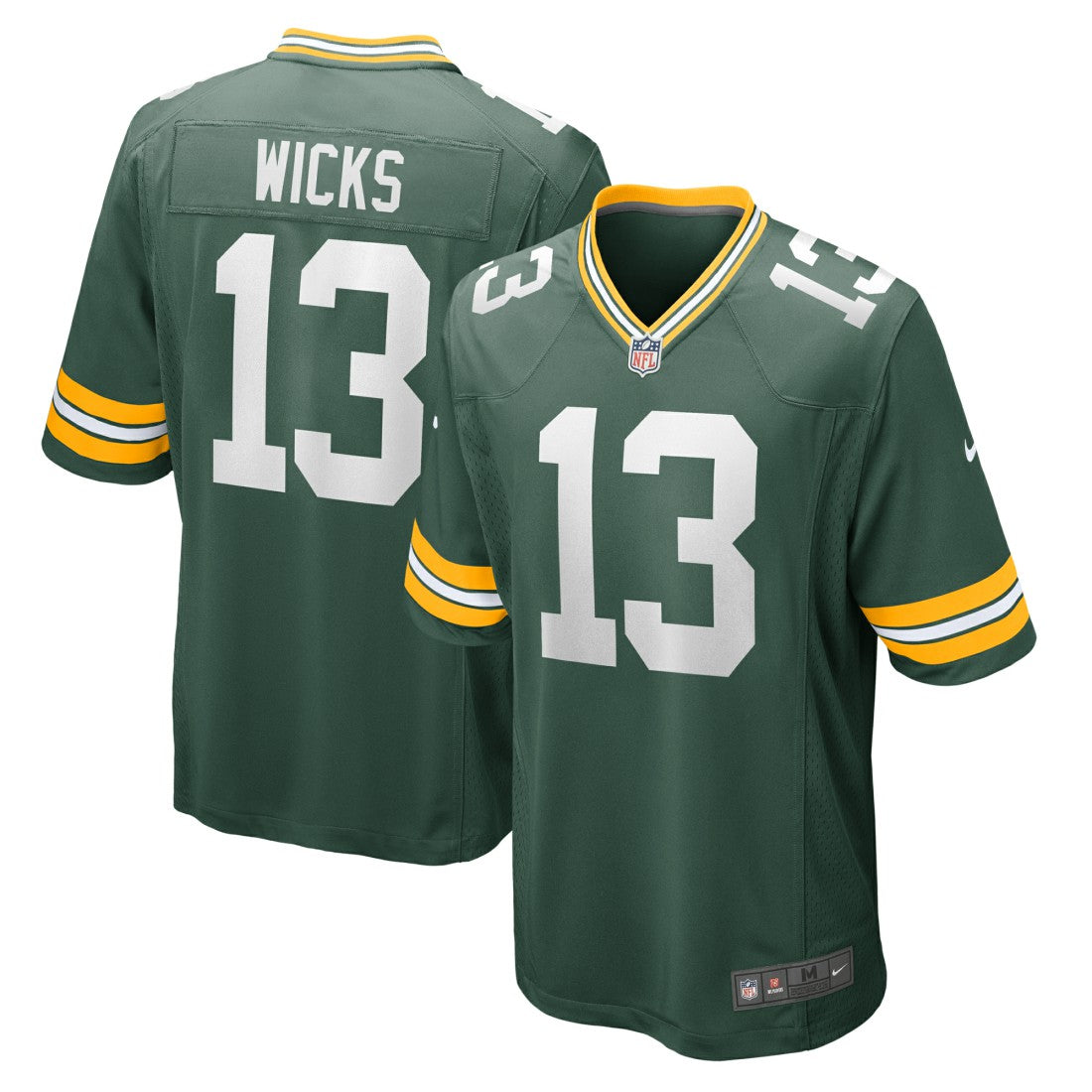 Dontayvion Wicks Green Bay Packers Game Jersey Green | Nike for Sale