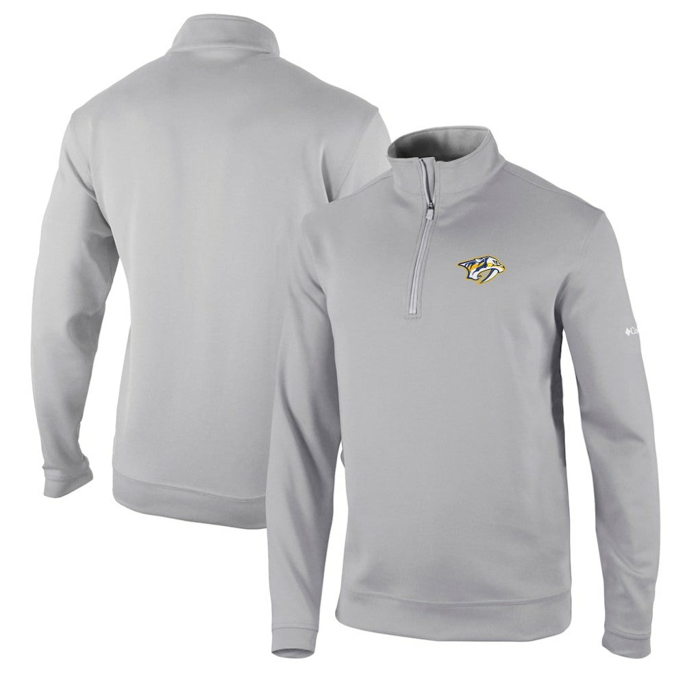 Nashville Predators Columbia Wickham Hills Omni-Wick Quarter-Zip Jacket - Gray - NHL