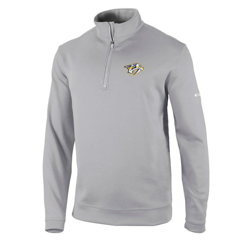 Nashville Predators Columbia Wickham Hills Omni-Wick Quarter-Zip Jacket - Gray - NHL