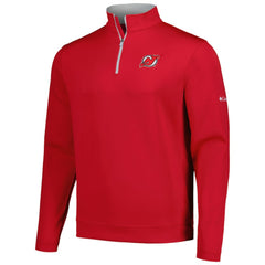 New Jersey Devils Columbia Wickham Hills Omni-Wick Quarter-Zip Jacket - Red - NHL