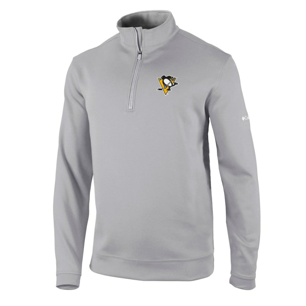 Pittsburgh Penguins Columbia Wickham Hills Omni-Wick Quarter-Zip Jacket - Gray - NHL