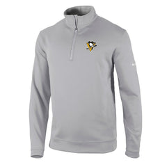 Pittsburgh Penguins Columbia Wickham Hills Omni-Wick Quarter-Zip Jacket - Gray - NHL