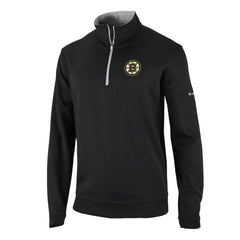 Boston Bruins Columbia Wickham Hills Omni-Wick Quarter-Zip Jacket - Black - NHL