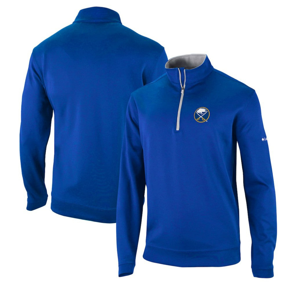 Buffalo Sabres Columbia Wickham Hills Omni-Wick Quarter-Zip Jacket - Royal - NHL