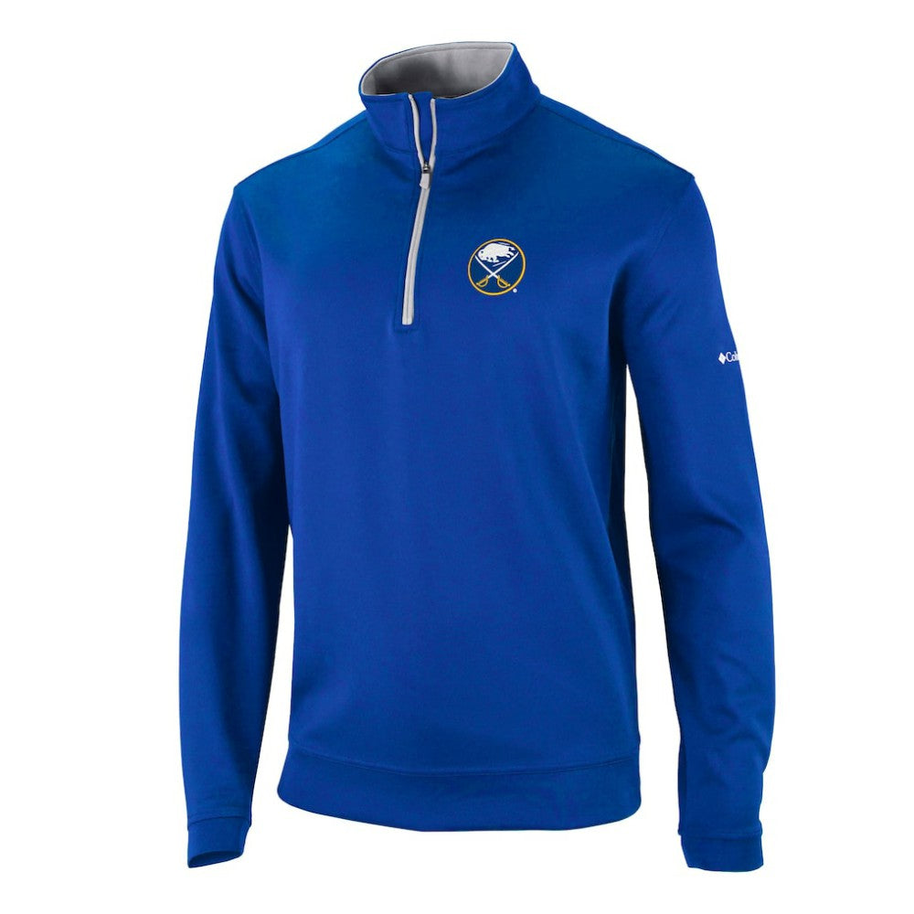 Buffalo Sabres Columbia Wickham Hills Omni-Wick Quarter-Zip Jacket - Royal - NHL